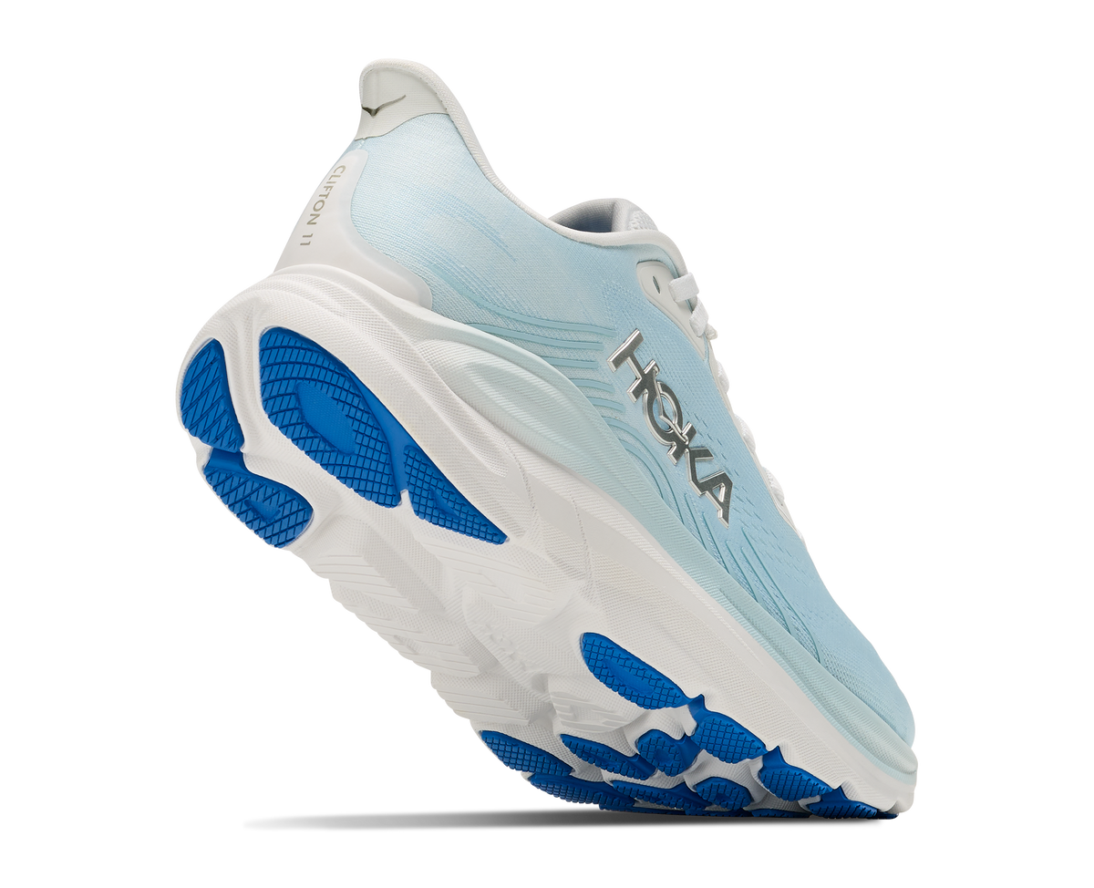 HOKA Women's Clifton 11 Frost/Glimmering Blue