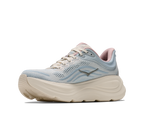 HOKA Women's Bondi 9 Glimmers: Alabaster/Mineral Blue