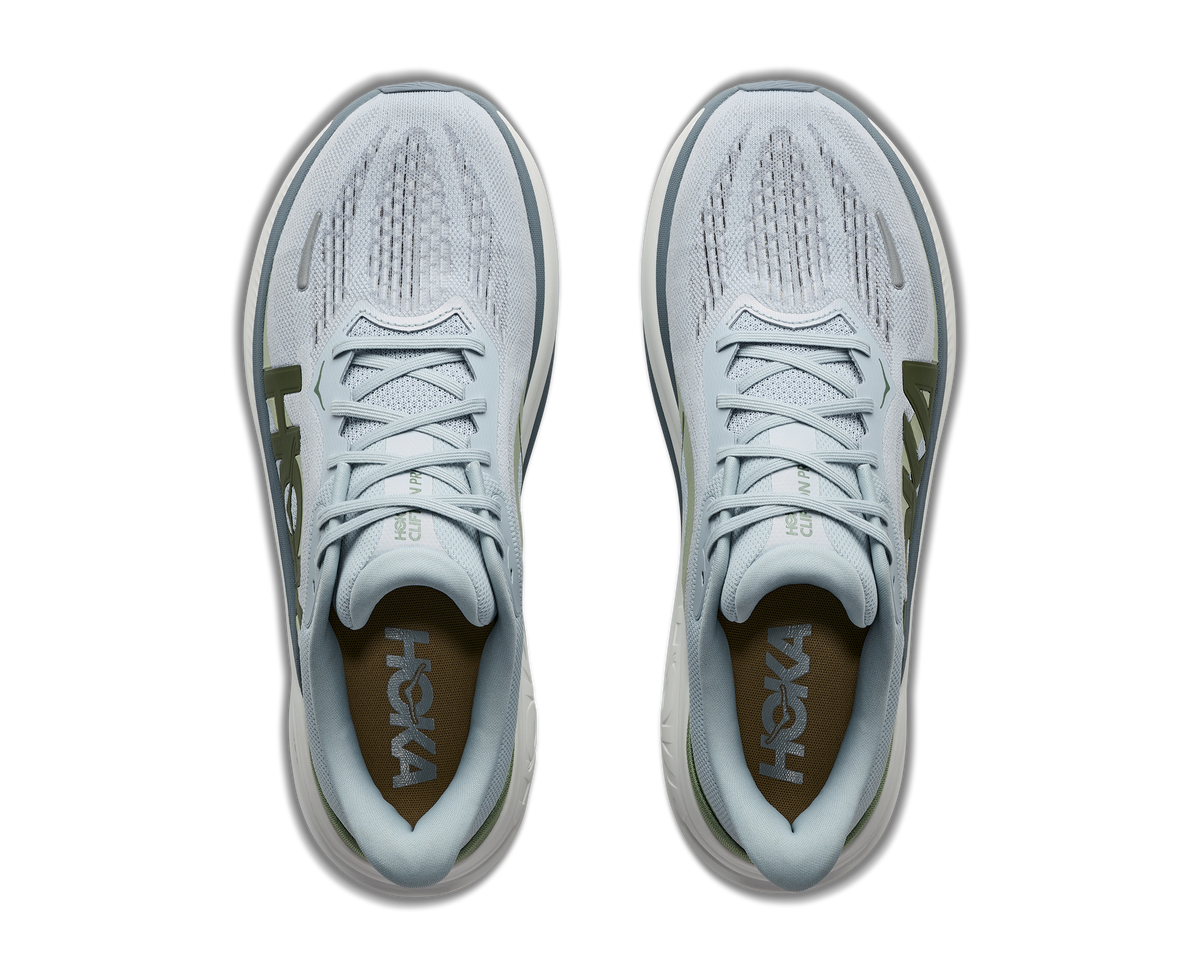 HOKA Men's Clifton PRO Mineral Blue/Sprouted Green