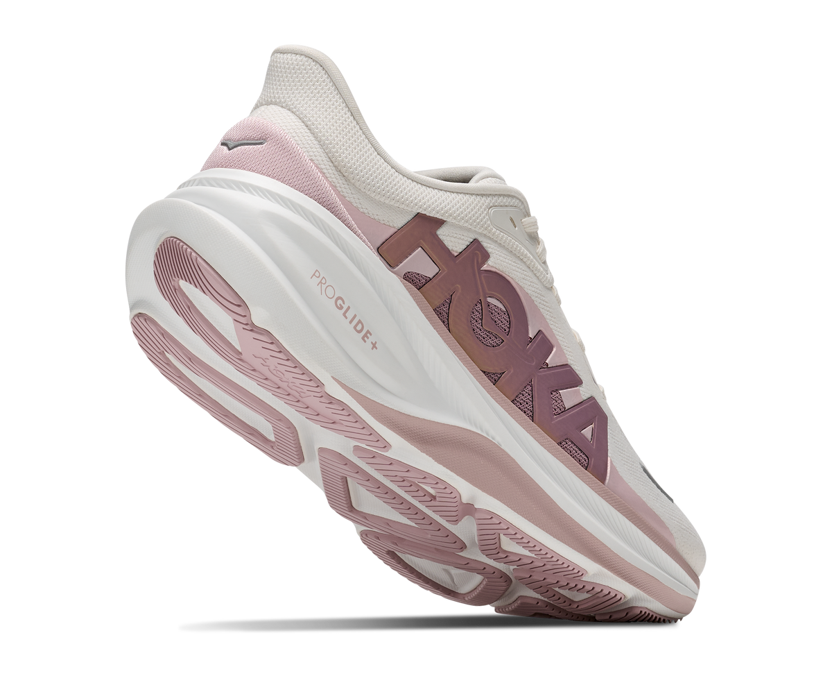 HOKA Women's Clifton PRO GLM Alabaster/Pink Opal