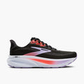 Women's - Brooks Ghost 17 - Black/Purple/Coral