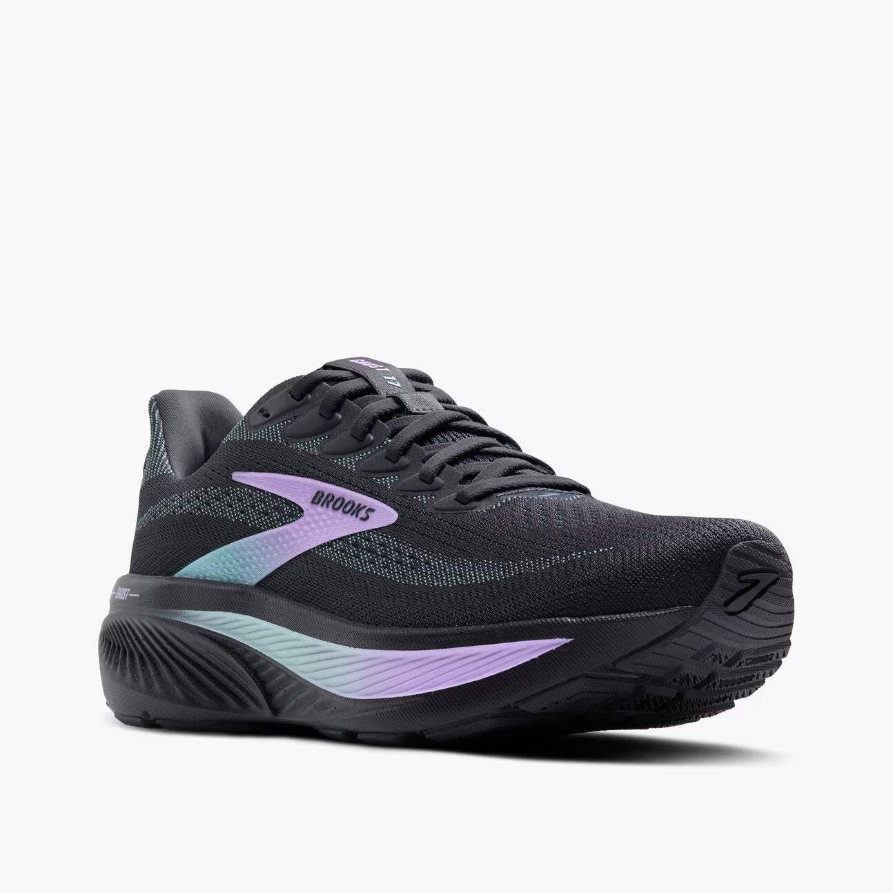 Women's - Brooks Ghost 17 - Grey/Clearwater/Purple