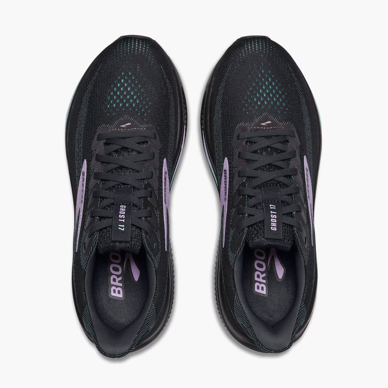 Women's - Brooks Ghost 17 - Grey/Clearwater/Purple