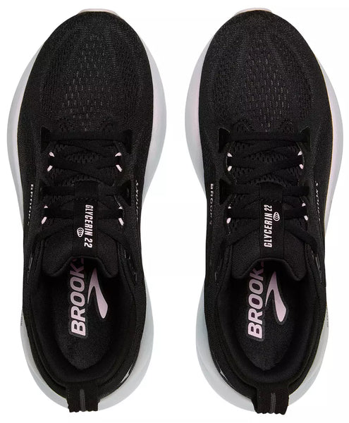 Women's - Brooks Glycerin 22 - Black/Orchid Ice/White