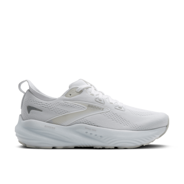 Women's - Brooks Glycerin 22 - White/White/Grey