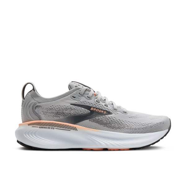 Brooks Women's Adrenaline GTS 25 Grey/Blackened Pearl/Coral