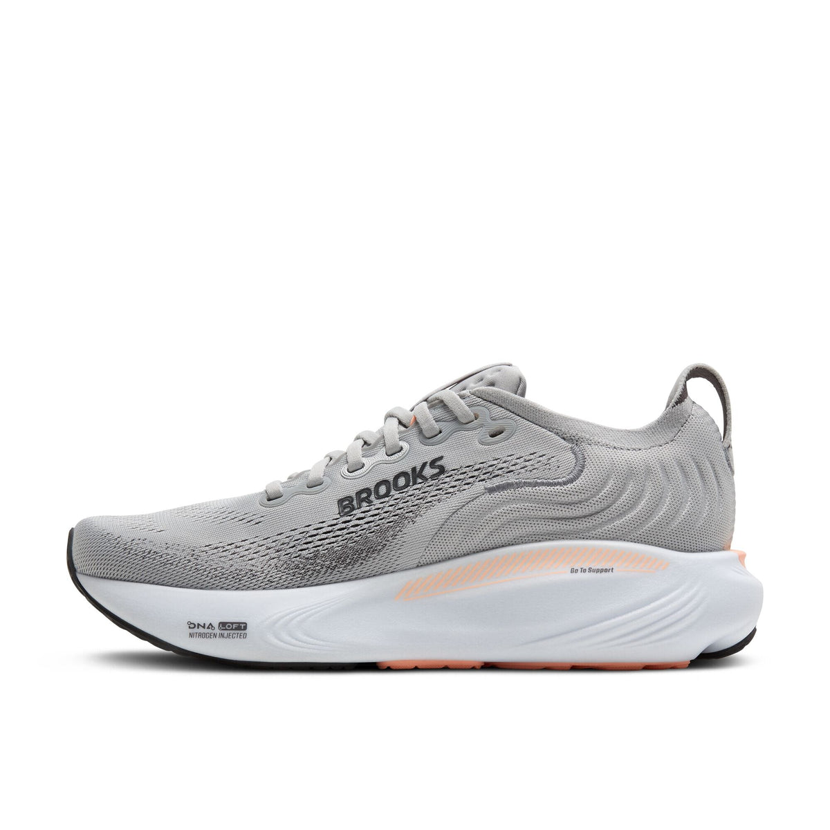 Brooks Women's Adrenaline GTS 25 Grey/Blackened Pearl/Coral