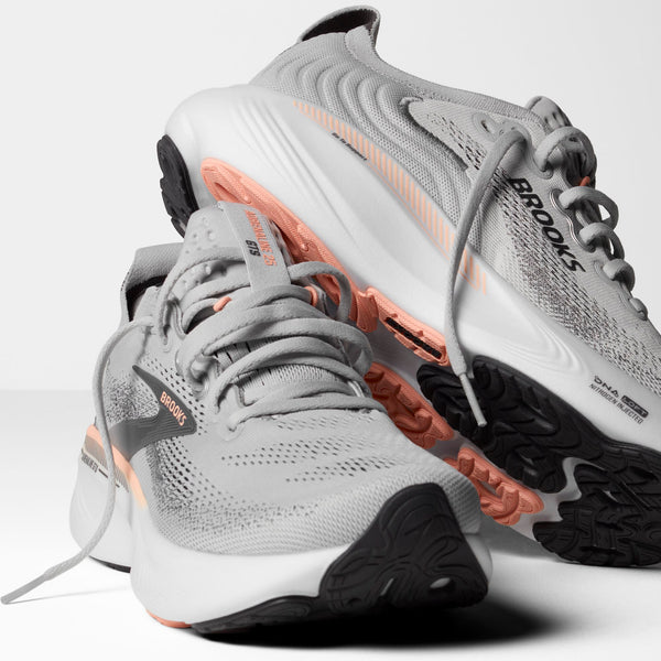 Brooks Women's Adrenaline GTS 25 Grey/Blackened Pearl/Coral