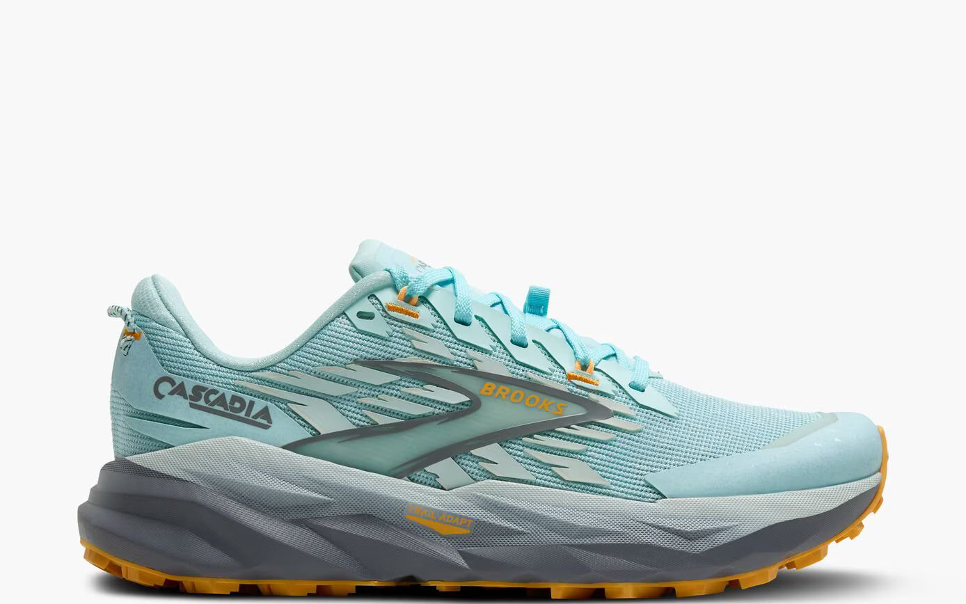 Women's - Brooks Cascadia 19 - Clearwater/Primer Grey/Apricot