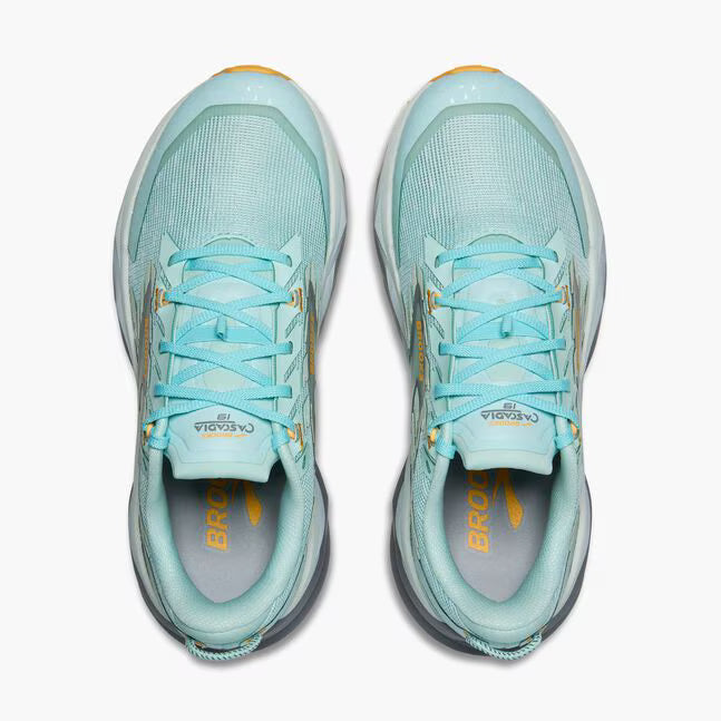 Women's - Brooks Cascadia 19 - Clearwater/Primer Grey/Apricot