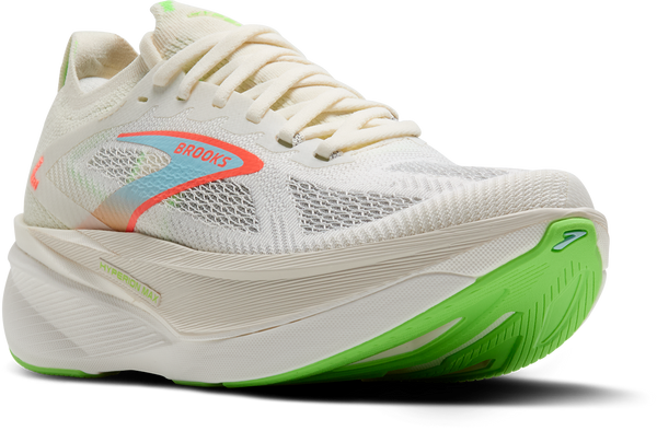 Women's - Brooks Hyperion Max 3 - Coconut/Green Gecko/Pink Clay