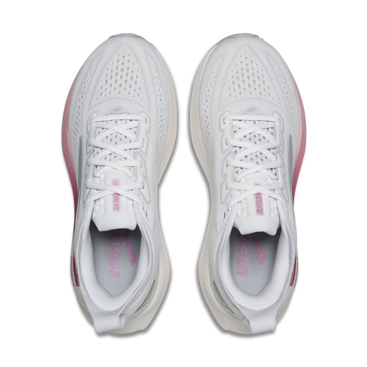 Brooks Women's Glycerin 23 White/Harbor Mist/Metallic
