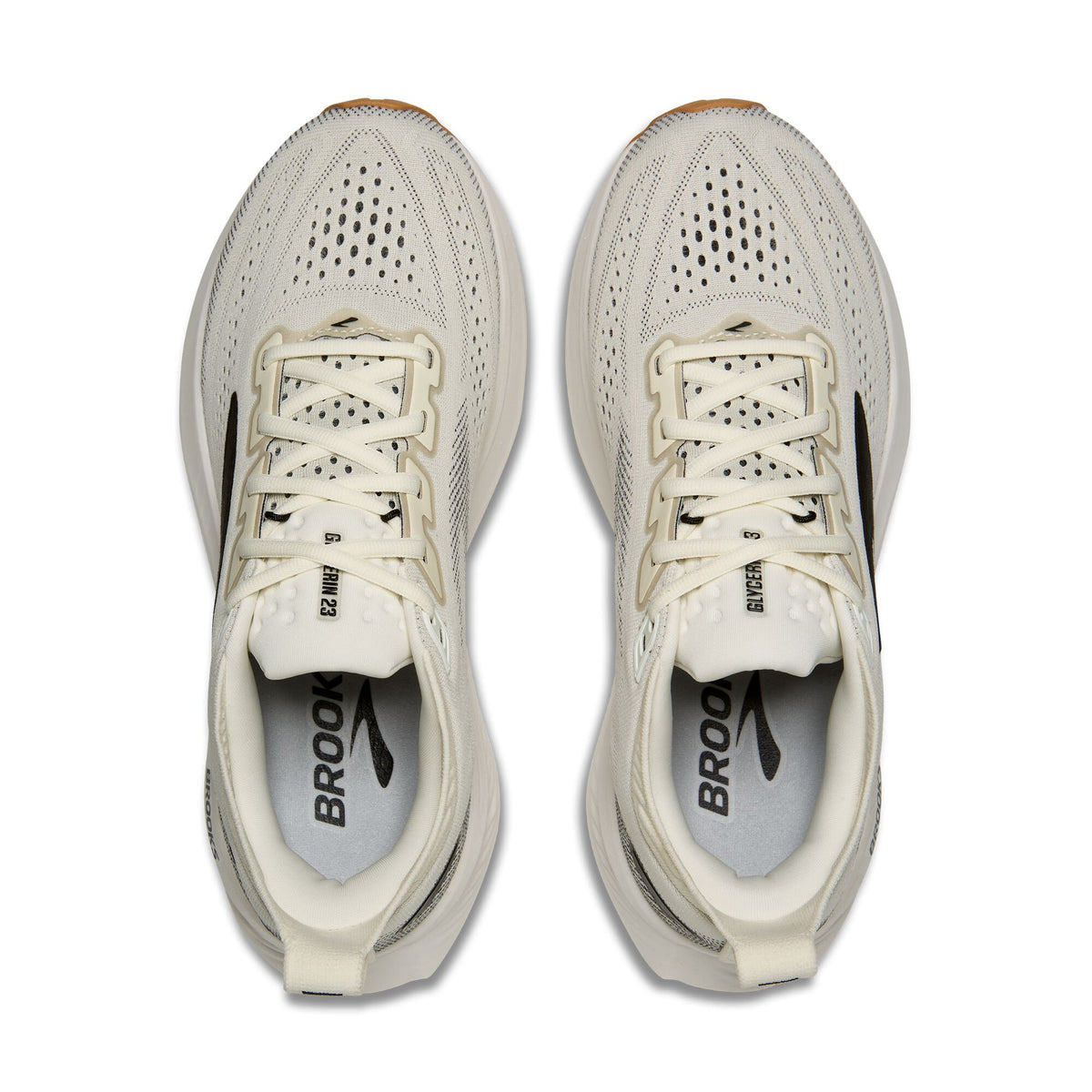 Brooks Women's Glycerin 23 White/Black/Biscuit