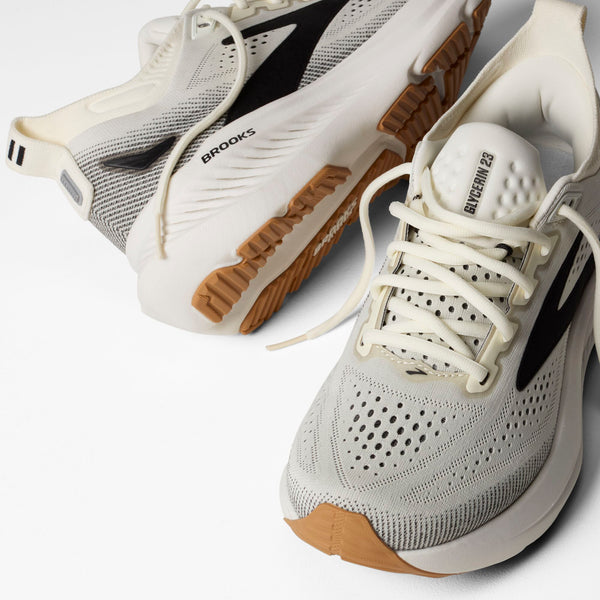 Brooks Women's Glycerin 23 White/Black/Biscuit