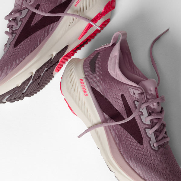 Brooks Women's Glycerin 23 Elderberry/Peppercorn/Clear