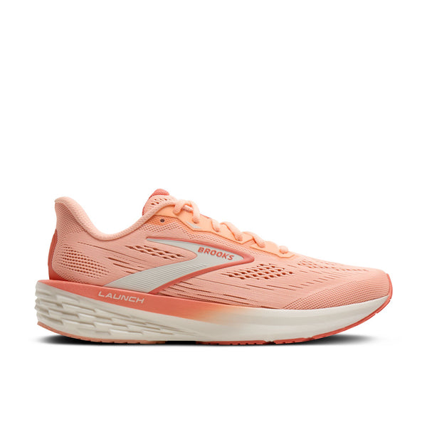 Brooks Women's Launch 12 Peach/Coconut/Peach Echo
