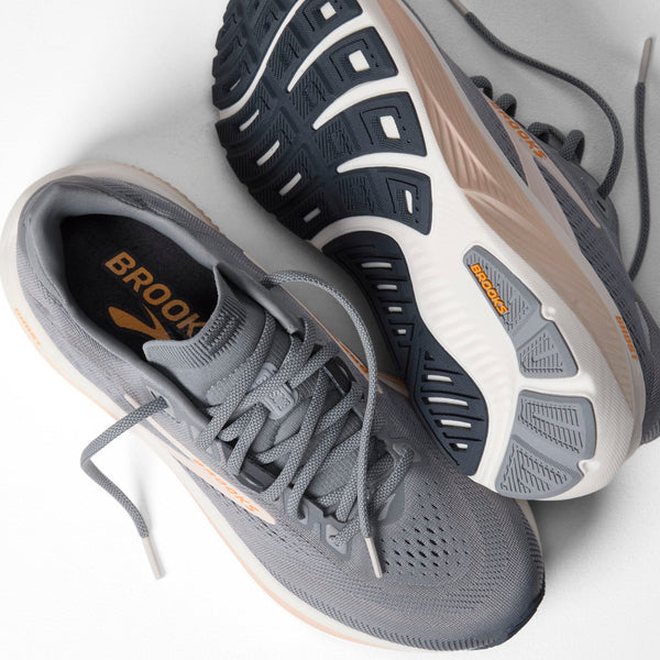 Brooks Women's Ghost 18 Grey/Morganite/Coconut