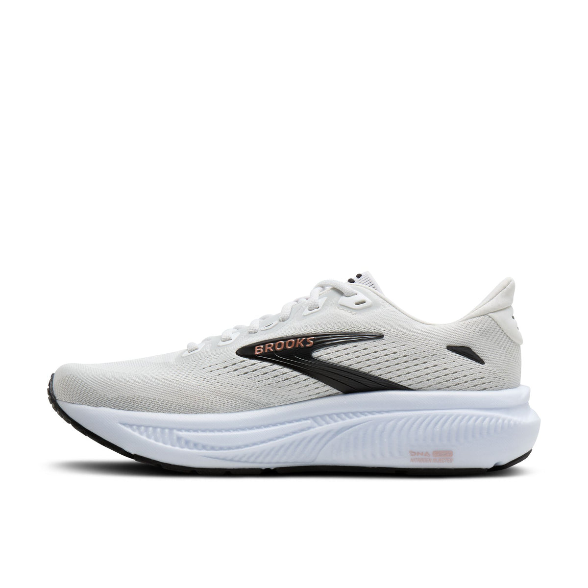Brooks Women's Ghost 18 White/Black/Rose Gold