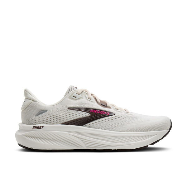 Brooks Women's Ghost 18 Coconut/Coffee/Fuchsia
