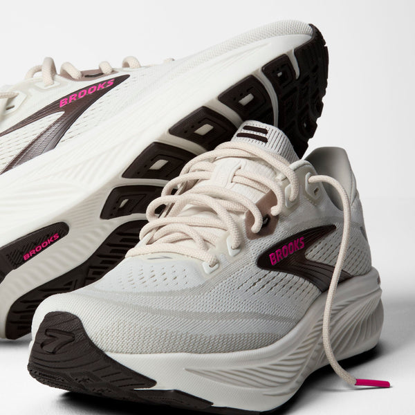 Brooks Women's Ghost 18 Coconut/Coffee/Fuchsia