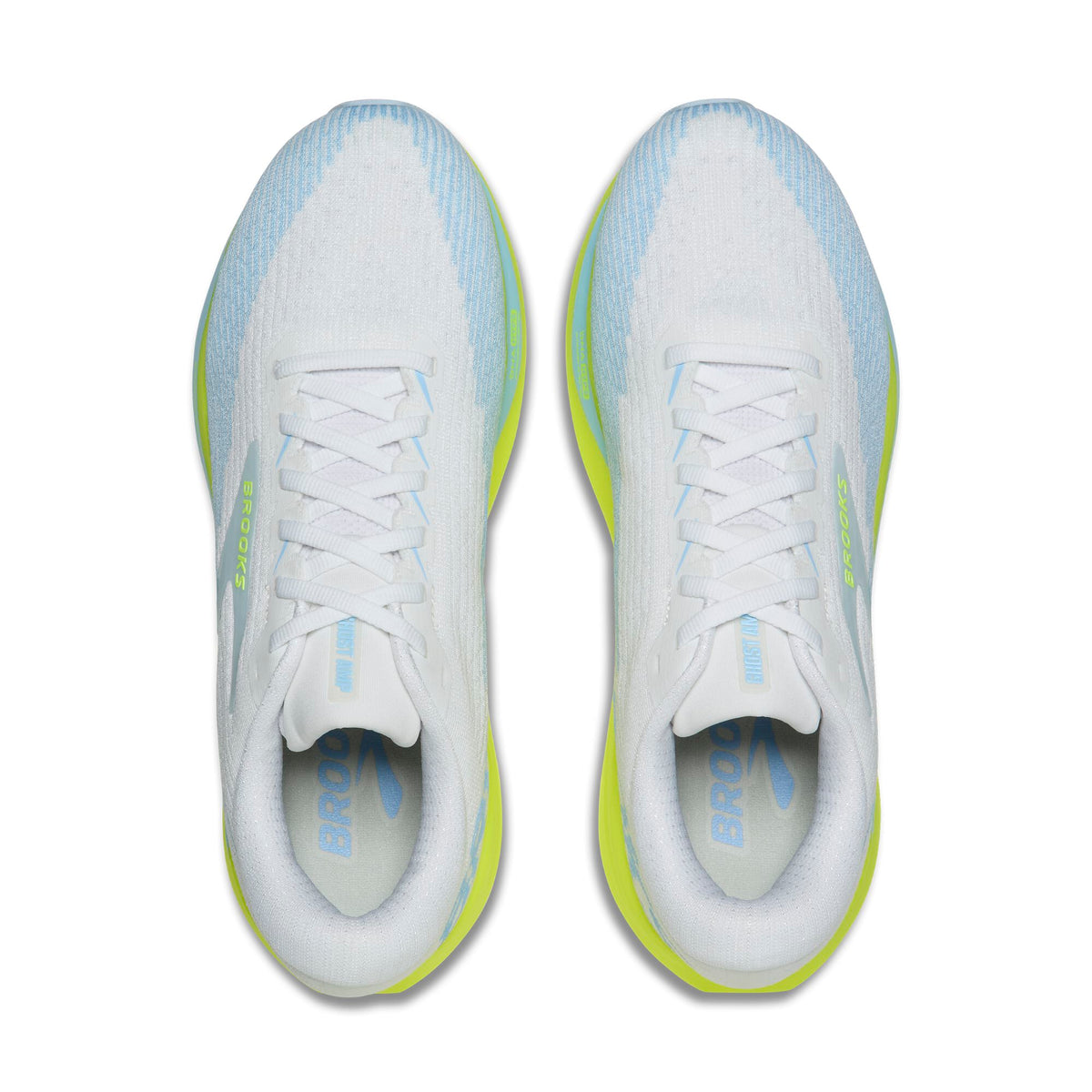 Brooks Women's Ghost Amp White/Blue/Nightlife