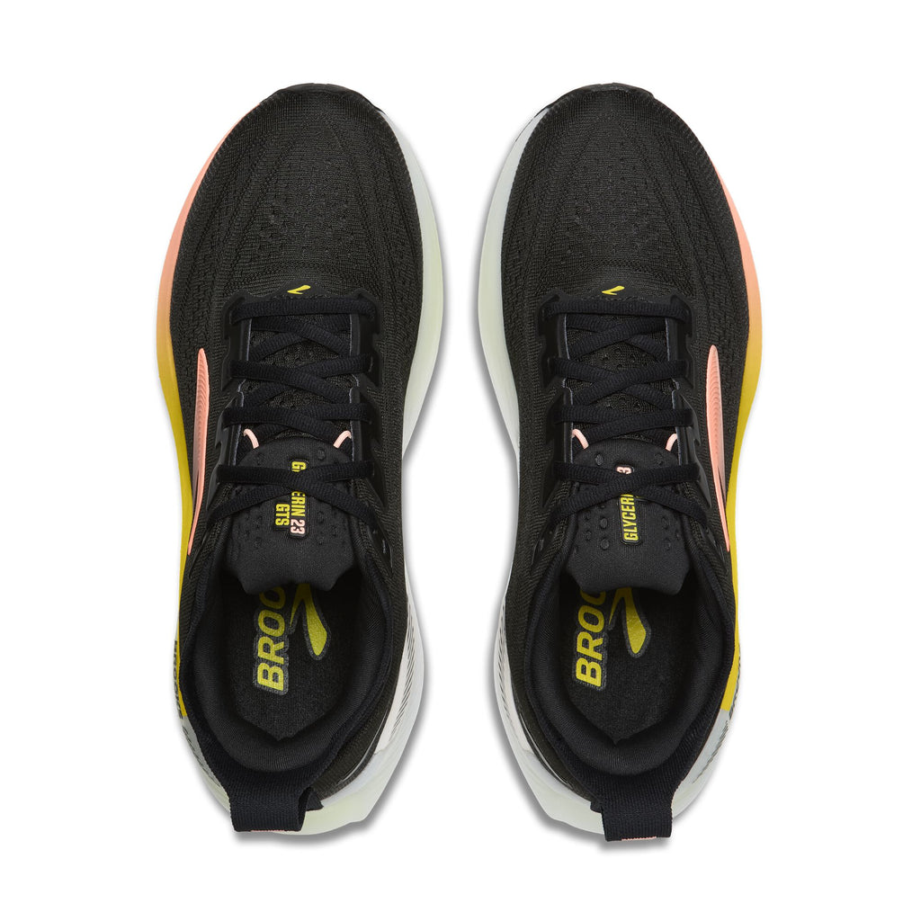 Brooks Women's Glycerin GTS 23 Black/Peach/Nightlife