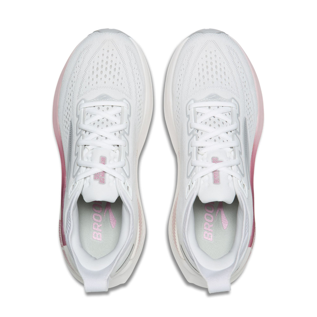 Brooks Women's Glycerin GTS 23 White/Harbor Mist/Metallic