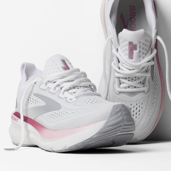 Brooks Women's Glycerin GTS 23 White/Harbor Mist/Metallic