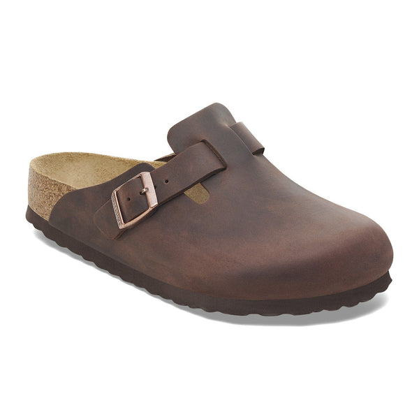 Birkenstock Boston Soft Footbed Habana Oiled Leather