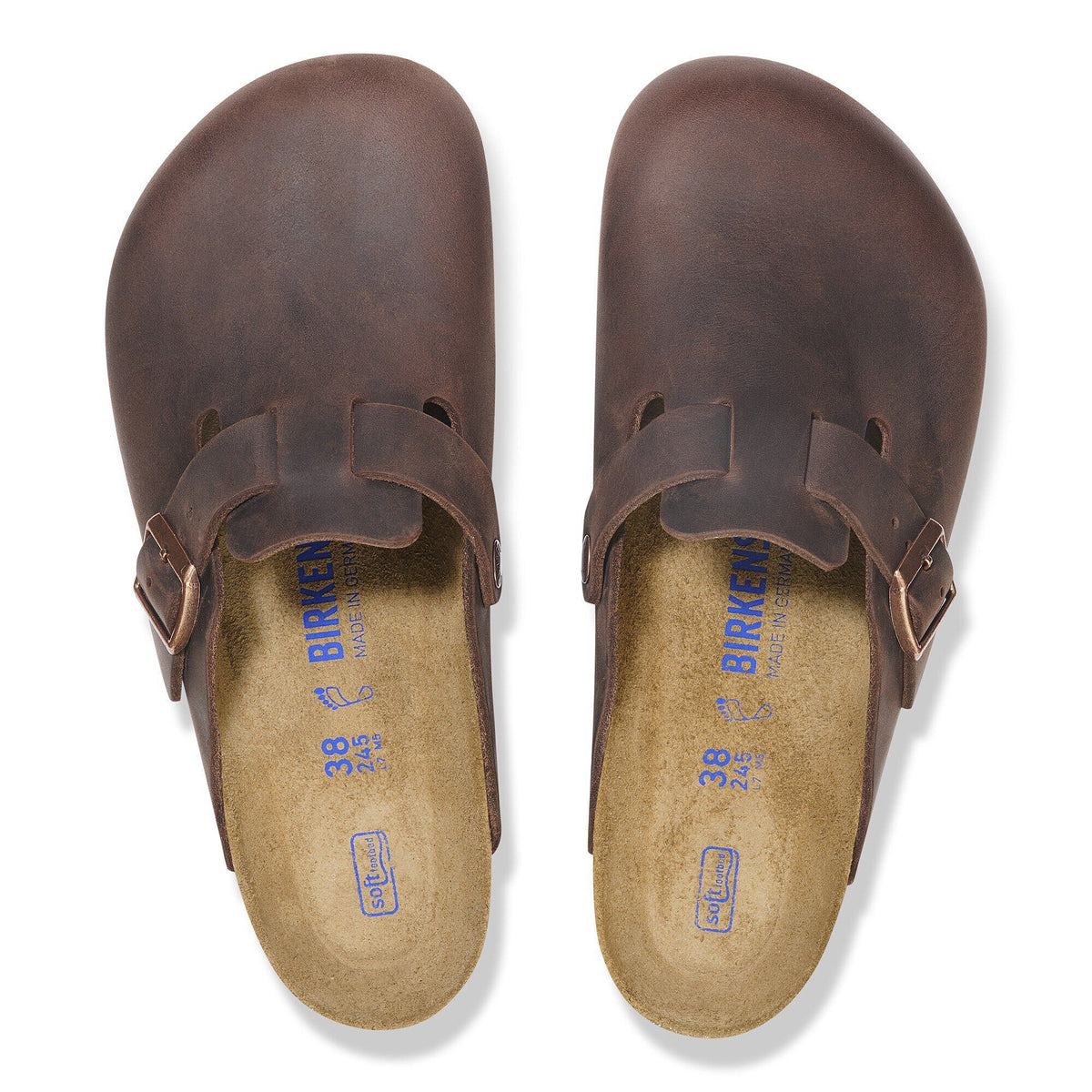 Birkenstock Boston Soft Footbed Habana Oiled Leather