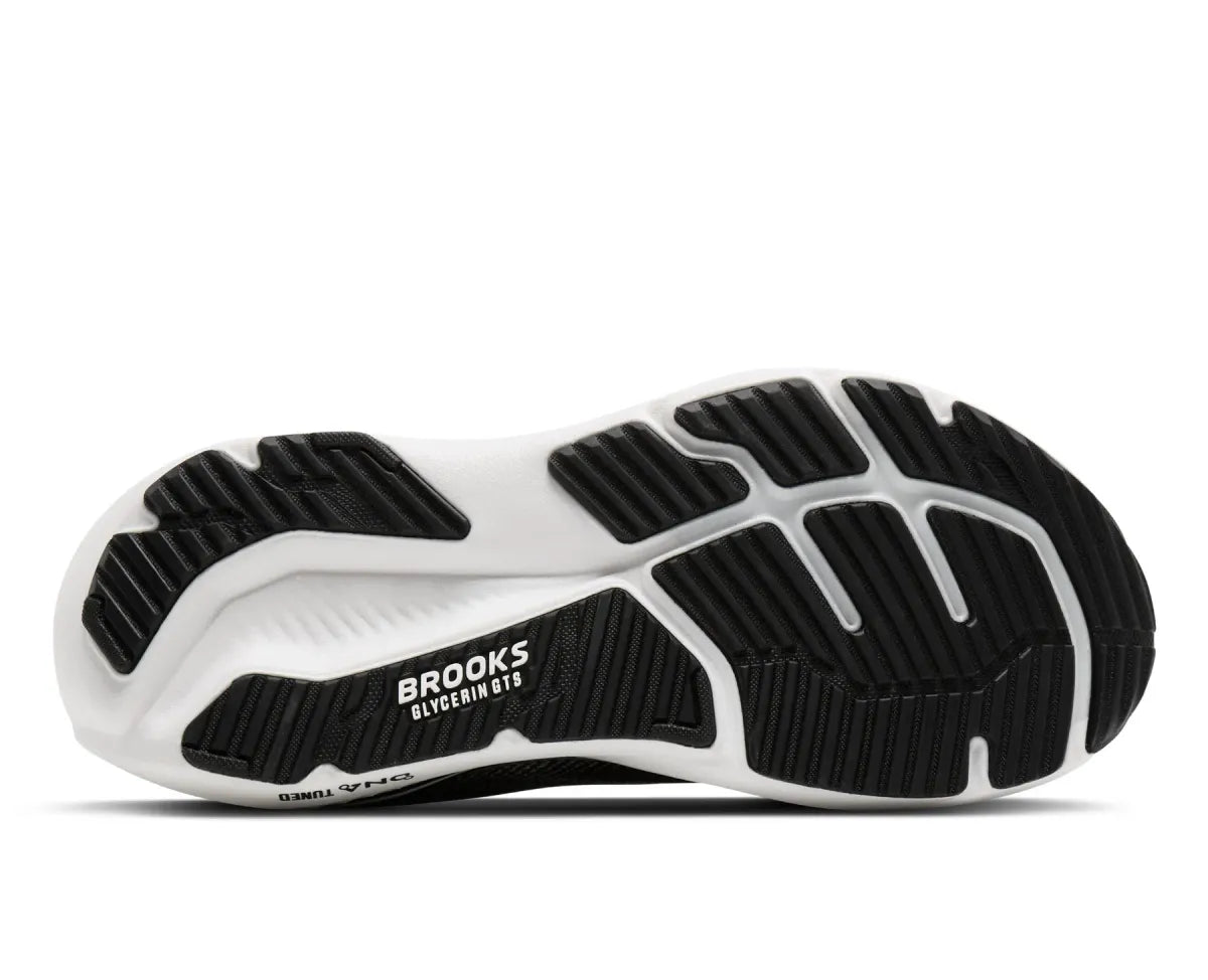 Men's - Brooks Glycerin GTS 23 - Black/Grey/White