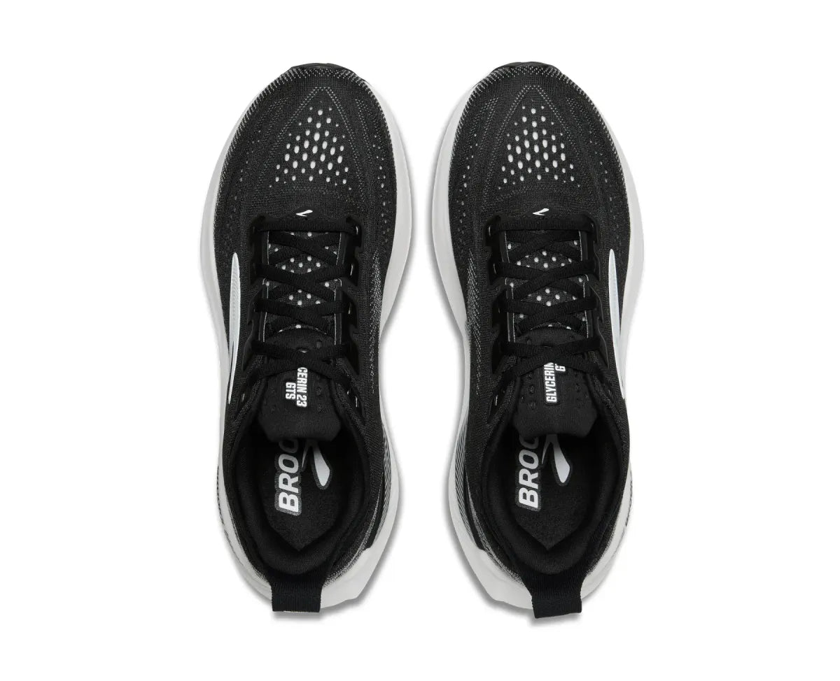 Men's - Brooks Glycerin GTS 23 - Black/Grey/White