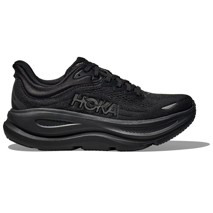 Women's - HOKA Bondi 9 Wide - Black/Black