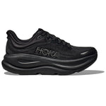 Women's - HOKA Bondi 9 Wide - Black/Black