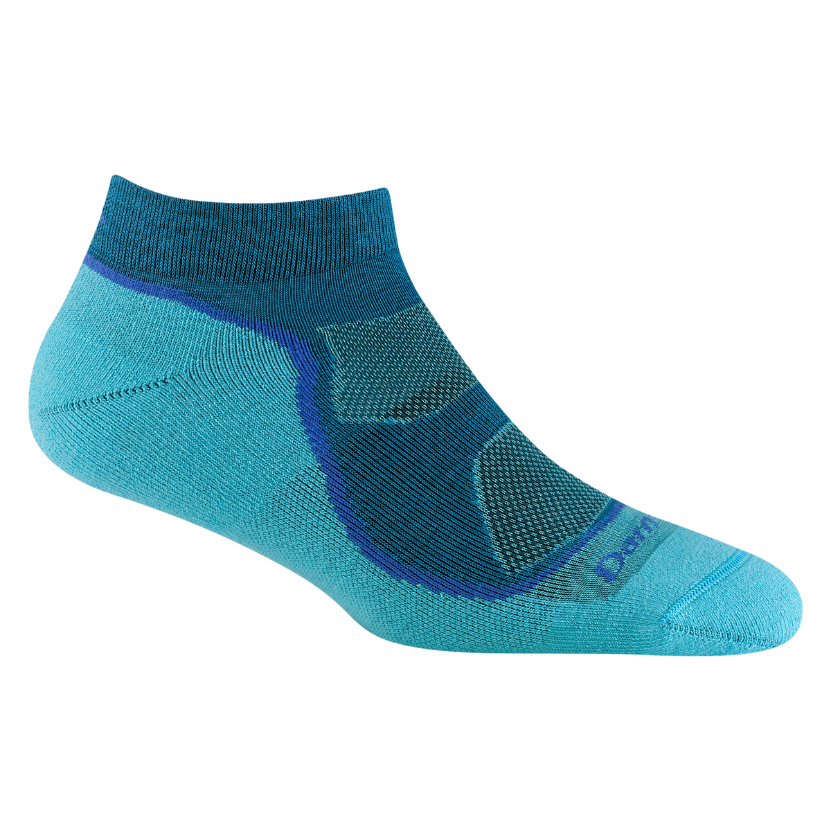 Darn Tough Women's Light Hiker No Show Lightweight Hiking Sock Cascade