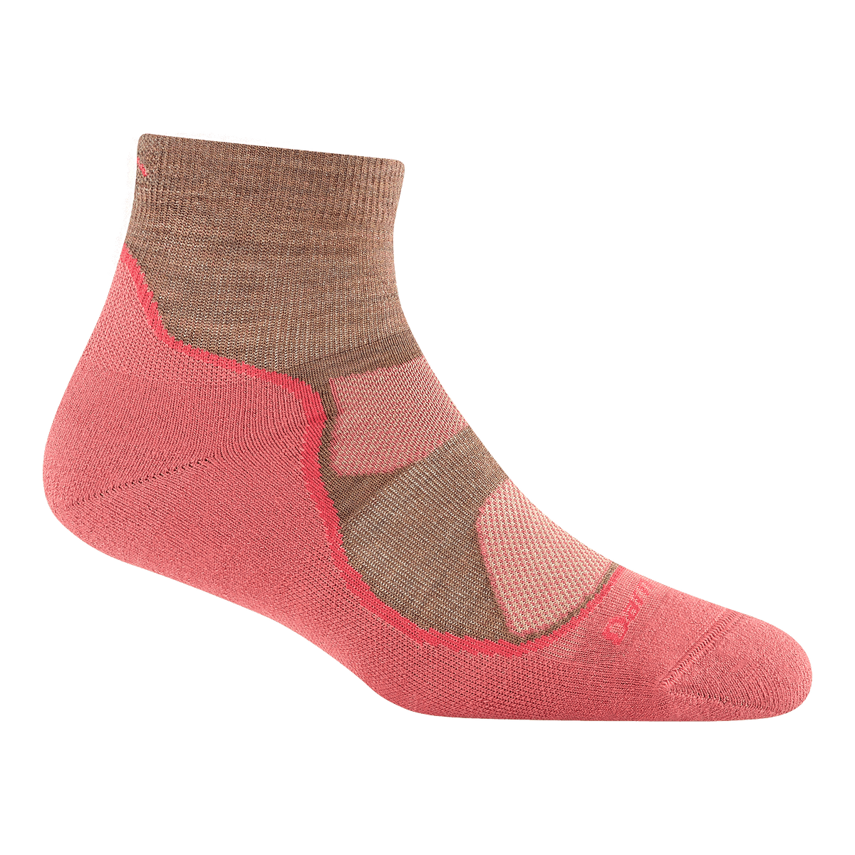 Darn Tough Women's Light Hiker Quarter Lightweight Hiking Sock Canyon