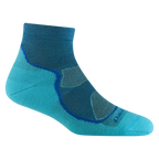 Darn Tough Women's Light Hiker Quarter Lightweight Hiking Sock Cascade