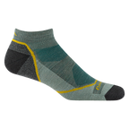 Darn Tough Men's Light Hiker No Show Lightweight Hiking Sock Seafoam