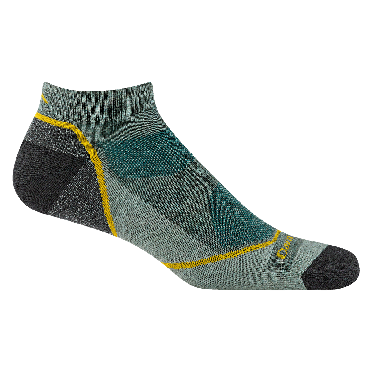 Darn Tough Men's Light Hiker No Show Lightweight Hiking Sock Seafoam