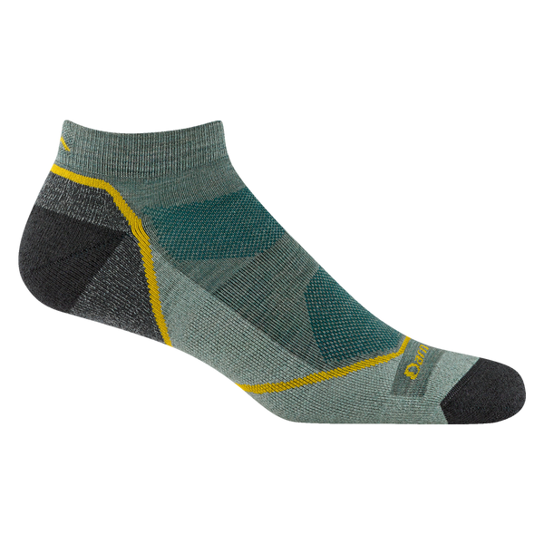 Darn Tough Men's Light Hiker No Show Lightweight Hiking Sock Seafoam