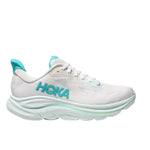 Women's - HOKA Clifton 10 - White/Cielo Blue