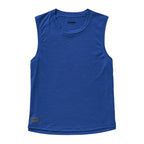Women's - Janji Repeat Merino Muscle Tank - Sapphire
