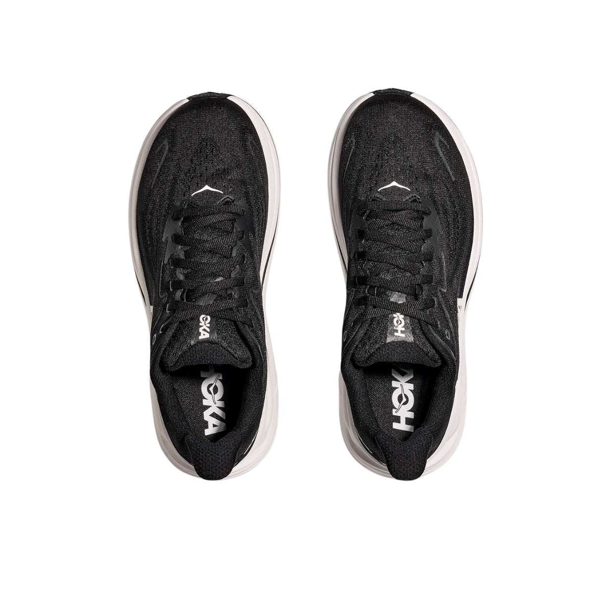 Women's - HOKA Clifton 10 - Black/White