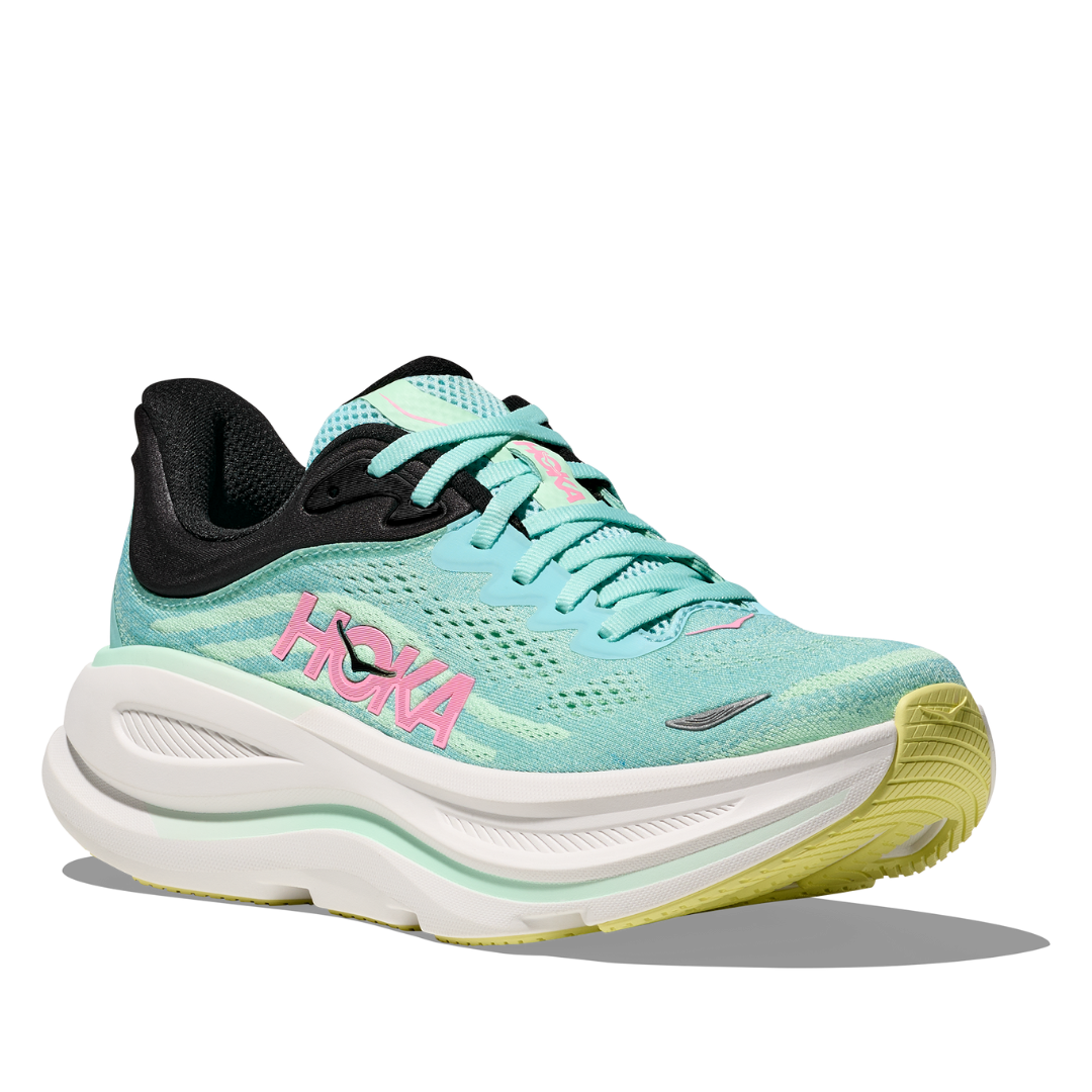 Women's - HOKA Bondi 9 - Blue Spark /Mint Fluorite