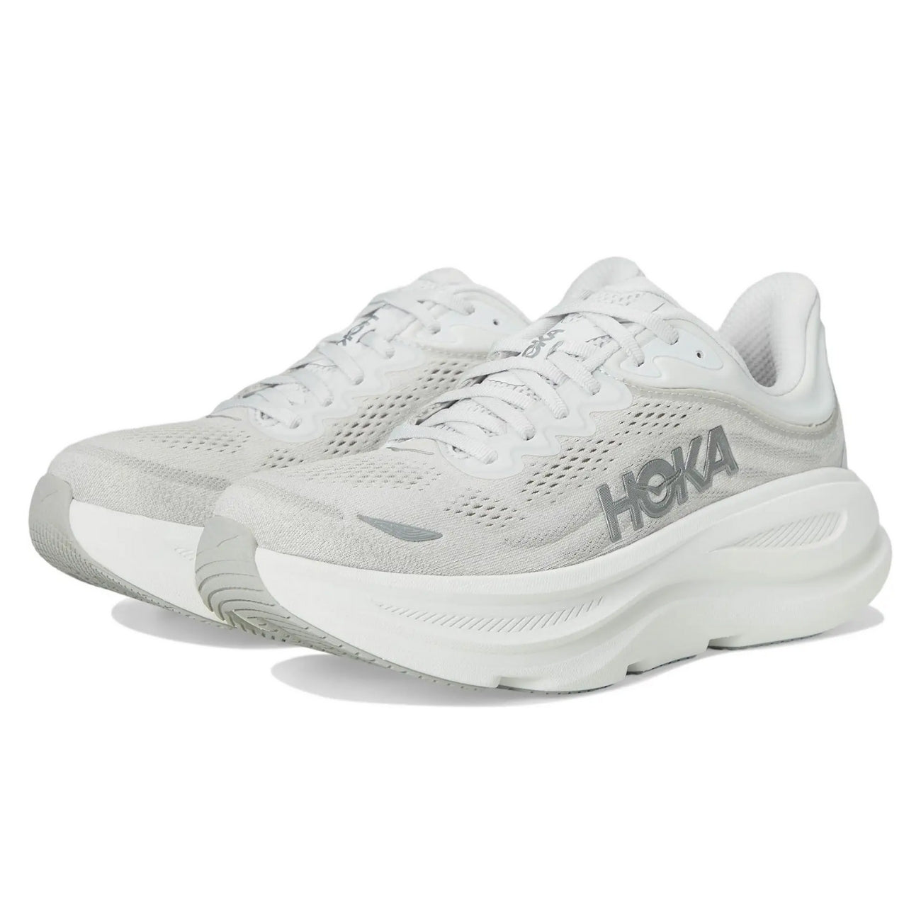 Women's - HOKA Bondi 9 Wide - Stardust/Silver