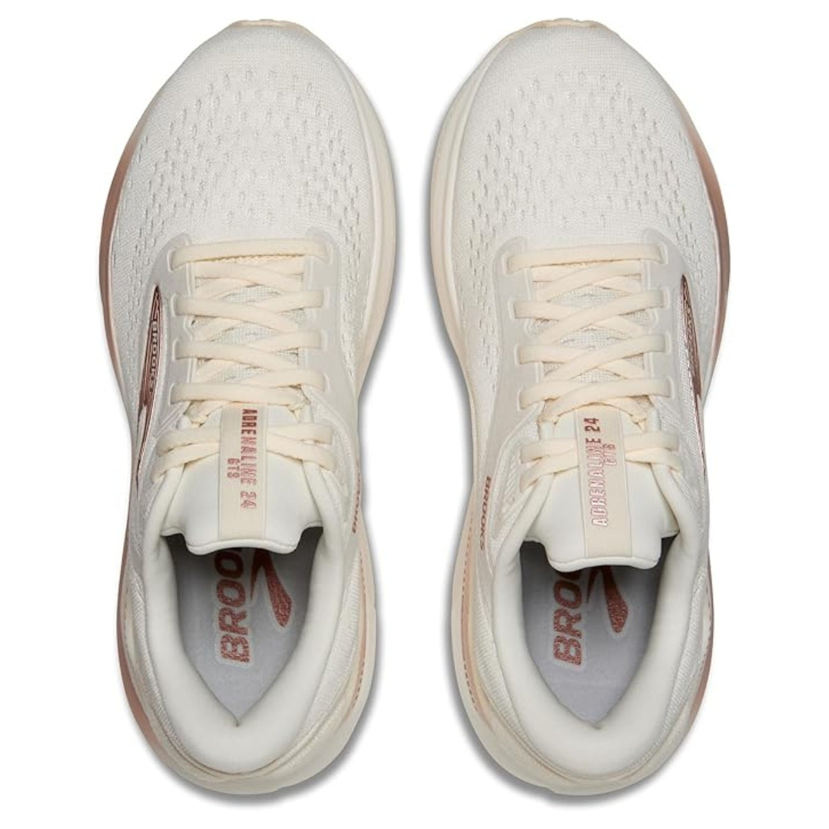 Women's - Brooks Adrenaline GTS 24 - Coconut/Rose Gold/White