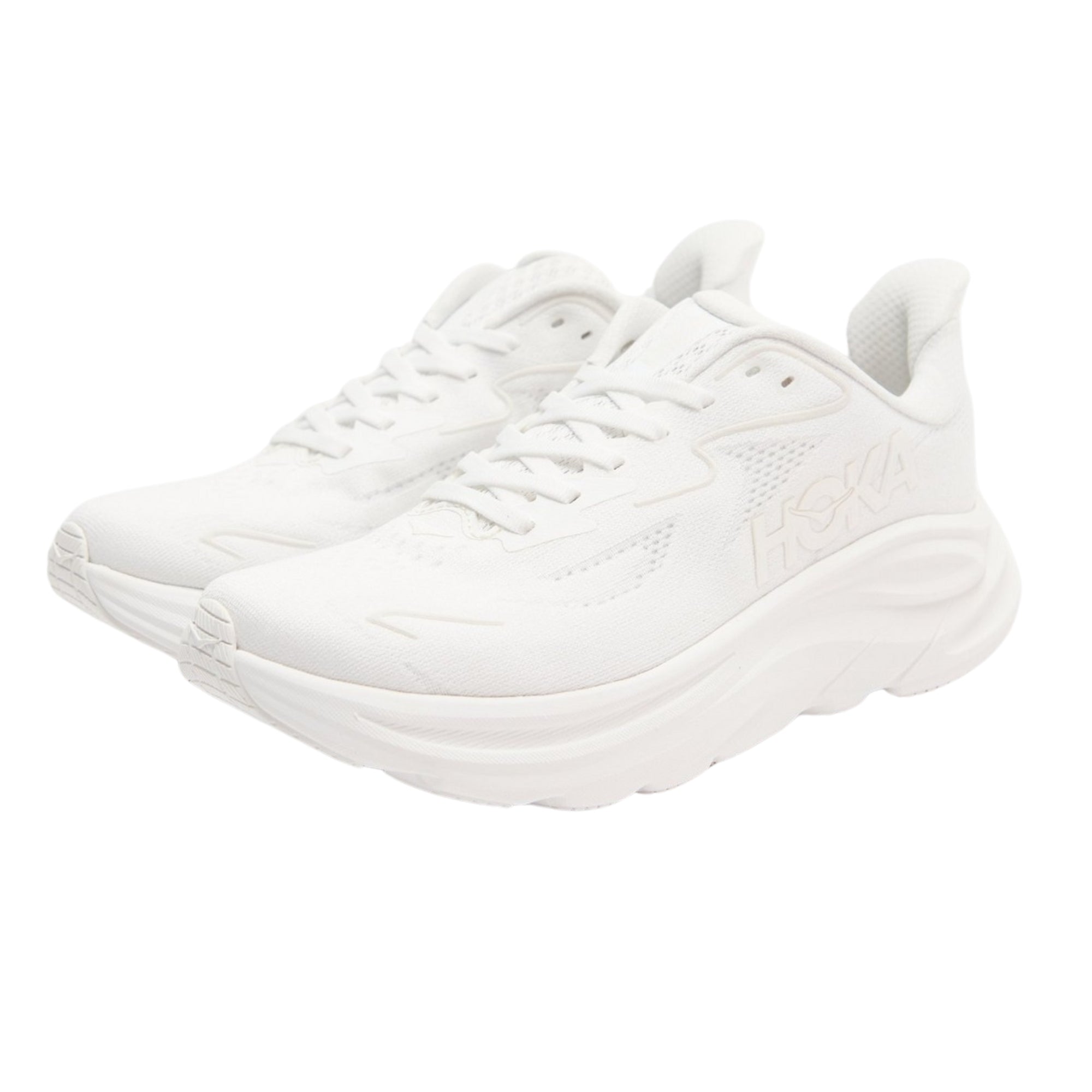 Women's - HOKA Clifton 10 - White/White