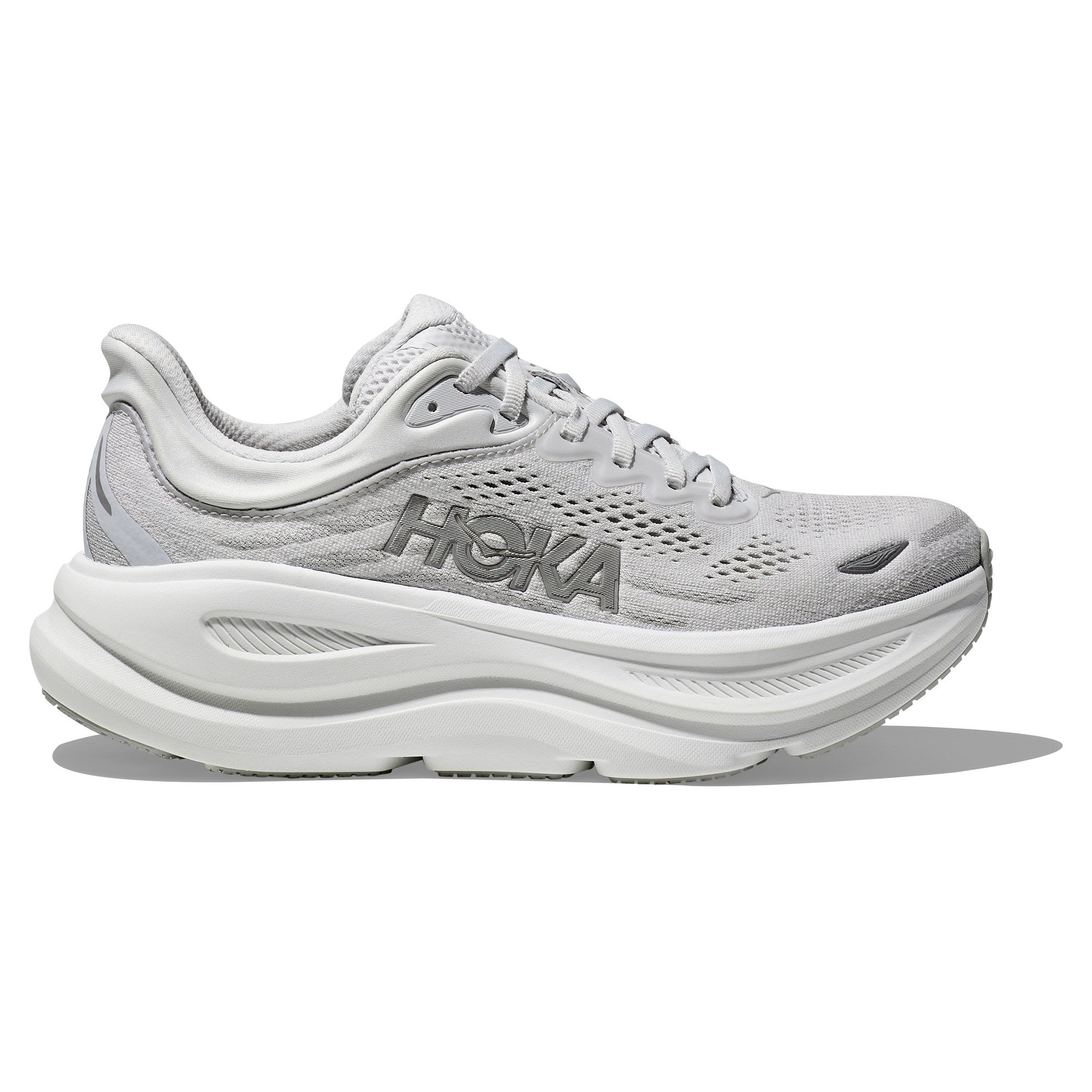 Women's - HOKA Bondi 9 - Stardust/Silver