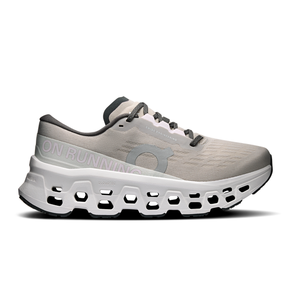 On Women's Cloudmonster 3 Truffle | Ivory