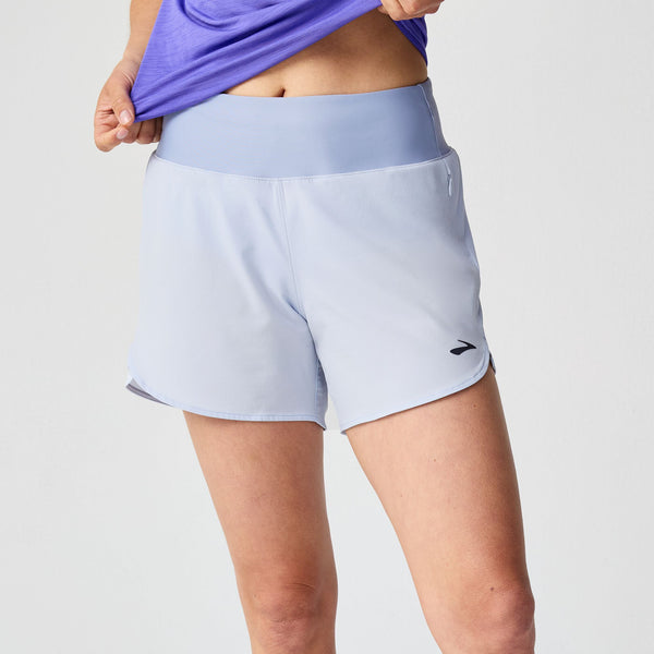 Brooks Women's Chaser 5" Short 2.0 Halogen Blue/Dk Halogen